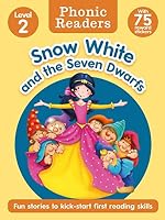 Phonic Readers Age 4-6 Level 2: Snow White and the Seven Dwarfs 1800221339 Book Cover