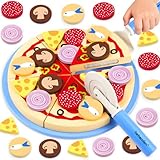 Beberolen Juguetes de Madera, Juguetes de Comida de Madera, Juguetes de Cocina, Juguetes de rol para Niños de 3+ Años | Regalo para Niño o Niña