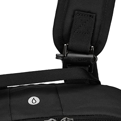 Pacsafe Vibe 20L Security & Anti-Theft Daypack - Slash Proof & Lockable, Black #TOP7
