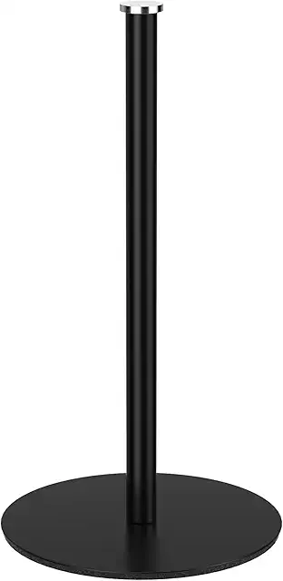 Imagen relacionada con Portarrollos para Papel de Cocina - Negro de Pie, Inoxidable, Organizador Que se Adapta a Rollos de la Mayoría de Tamaños