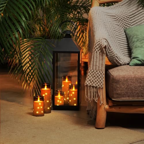 Image of Homemory Flickering Flameless Candles, LED Pillar Candles with Remote