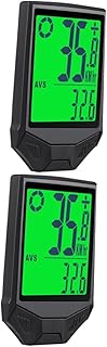 Toddmomy 2 pcs Bicycle stopwatch speedometer cycle odometer mtb bike computer excersise bike excersize bike exercise accessories Cycling Odometer Speedometer for Cycling