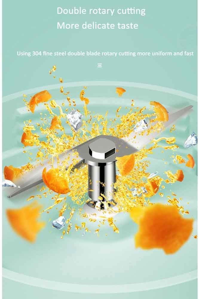 Rechargeable Portable Juicer Filter Fruit Extractor Smoothie Blender Multifunction Juice Cup Cut Mixer 300ml