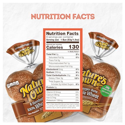 Nature'S Own 261-01-2705 100% Whole Wheat Hamburger Buns thumb #6