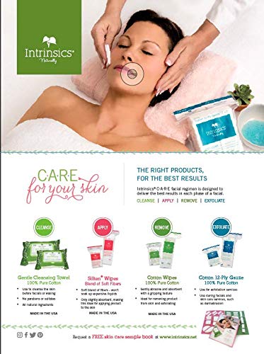 Miniatura 7 de Intrinsics Toallitas de algodón pequeñas - 2"x2", 4 capas 100% algodón, 200 unidades