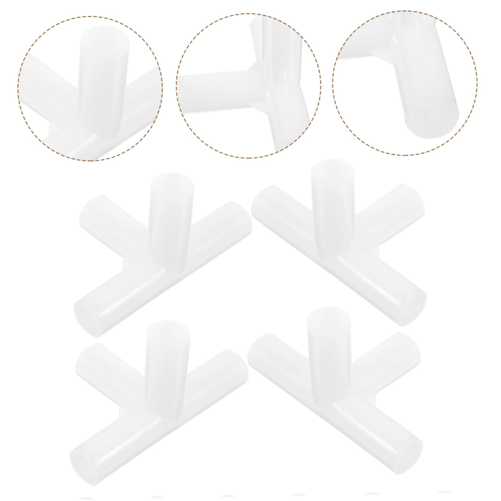 Supvox 24stücke Teiliges Zeltzubehör Vierweg-Adapter Zeltstangenverbinder Camping Pavillon Ersatzteile Für Stabilen Outdoor-Schutz Bei Wind Und Wetter Sport & Freizeit