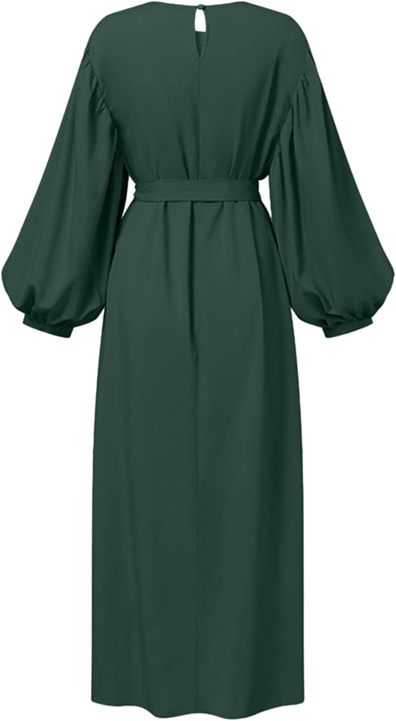 女性のイスラム教徒の長袖ドレス イスラム教の祈りの服