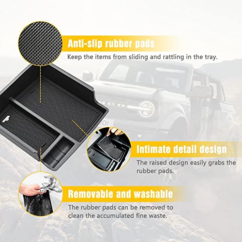 Boîte console centrale Ford Bronco double compartiment JROAD - 6