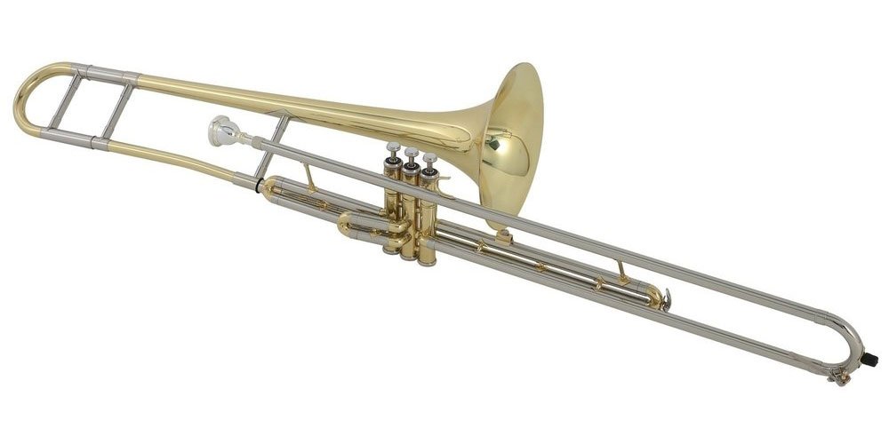 Trombone Bach VT 501 con astuccio professionale. Bach Ventilposaune.