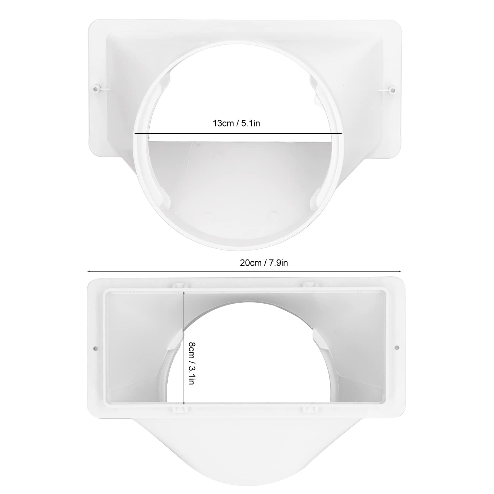 Connecteur Pour Climatiseur Mobile - Adaptateur Fenêtre Pour Tuyau D'échappement, Compatible Modèles Circulaires/simples