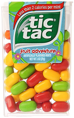 Tic Tac Mints Fruit Adventure Singles 1 Ounce Pack (12 Count Case Pack)