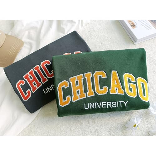 Custom Embroidered Hoodie Design Your Own, Two Colors, Personalized Hoodies For Everyone, Add Text On Sleeve, Embroidery Pullover Mothers, Christmas, Customized Gifts University City College States4