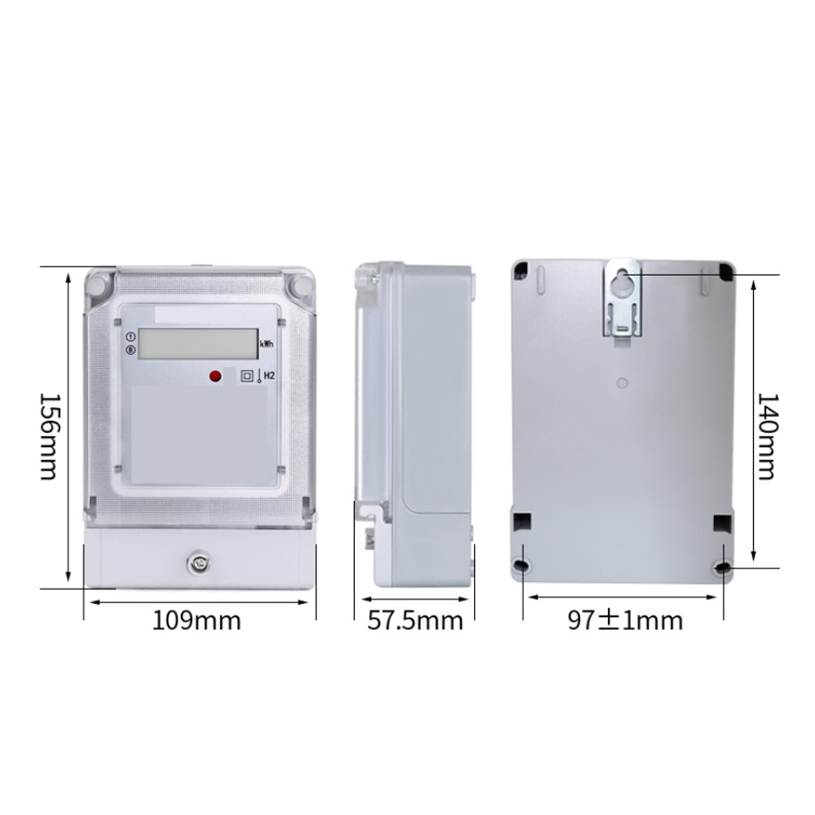 Contatore elettronico di energia monofase DDS686 220V 10(40) A
