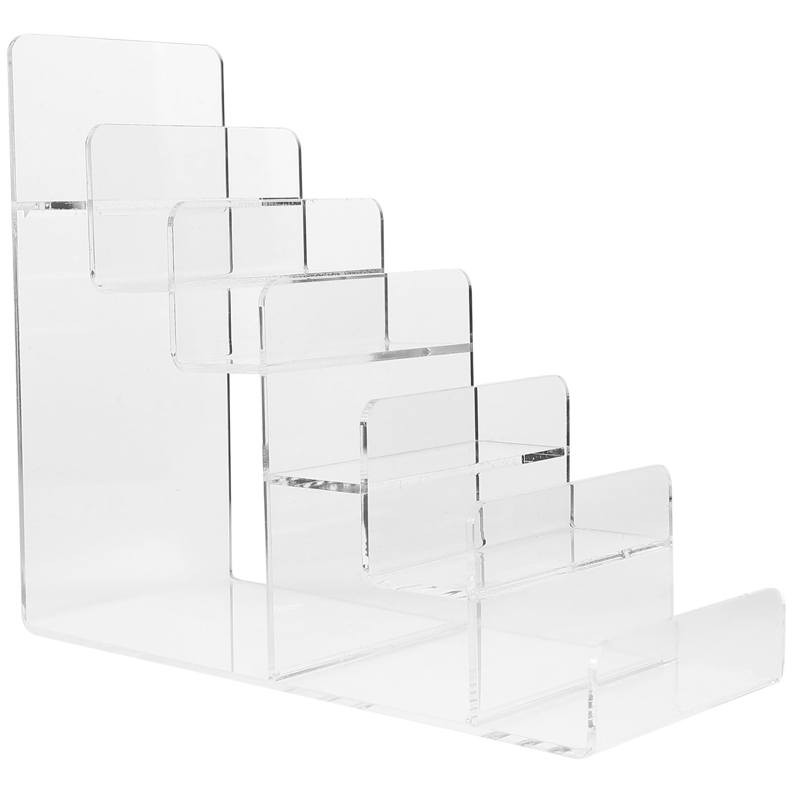 Artibetter1Pc Trapezoid display stand book stands for keyboard display stand purse display rack watch display stand handbag display holder dessert holder rack home Acrylic Miss crafts Ledge