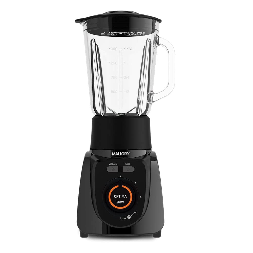 Liquidificador Mallory Optima Glass 127v Preto