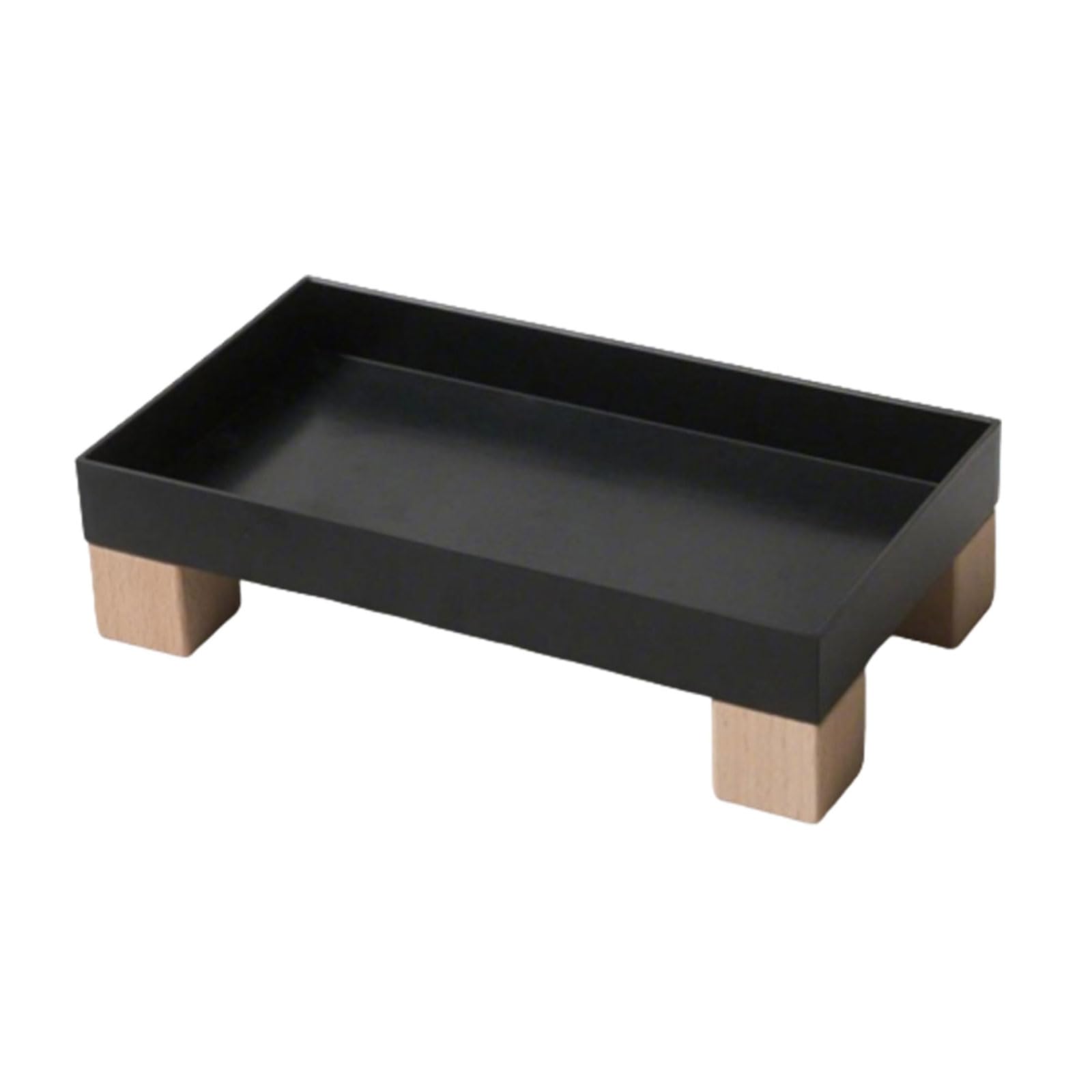 Tsophreniq Handcrafted Wood Square Desk Organizers with Sturdy Construction in Multiple Size Addition Square Desk Planner