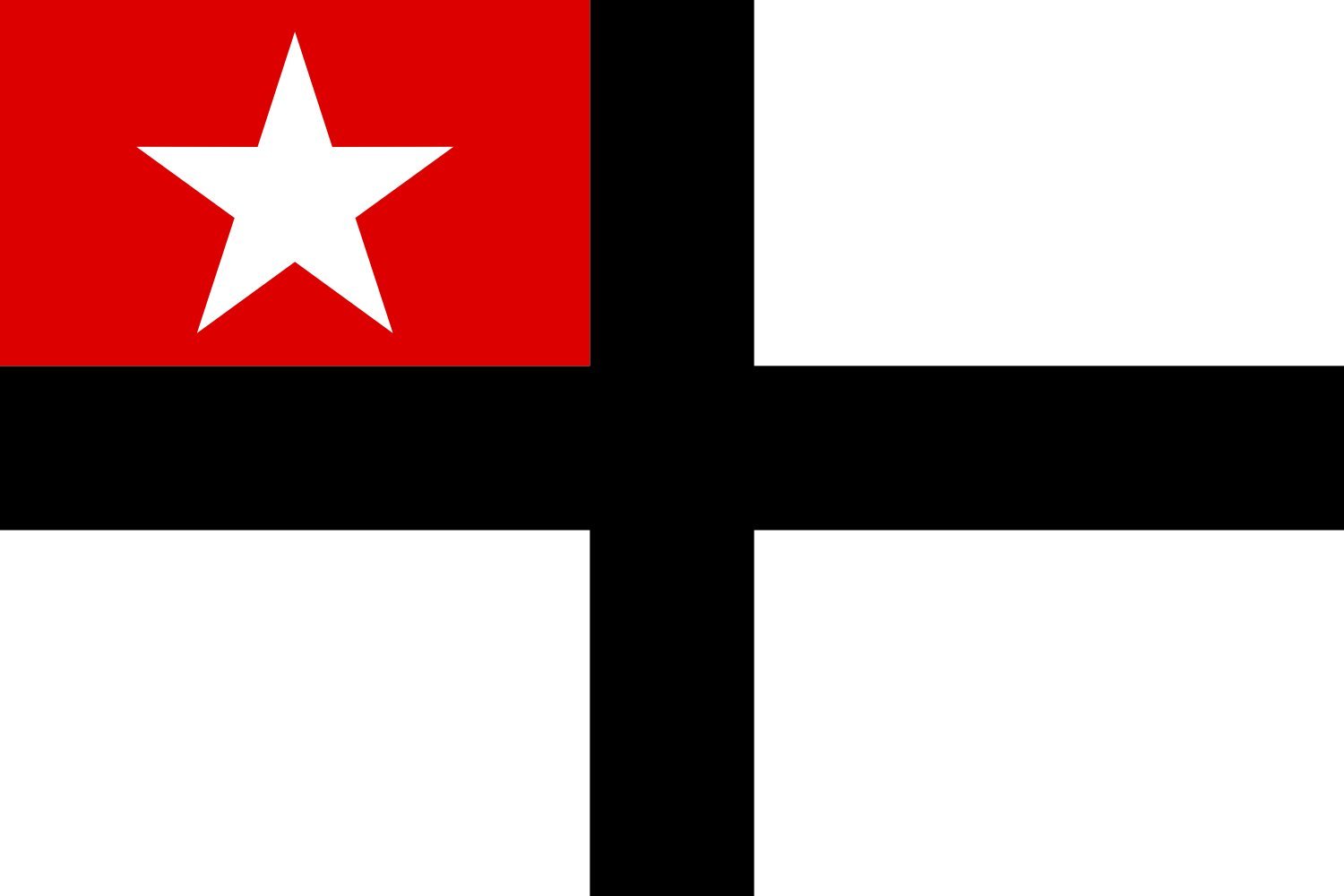 Drapeau Tupua Tamasesse 1887-1889 grand format paysage pavillon historique Samoa