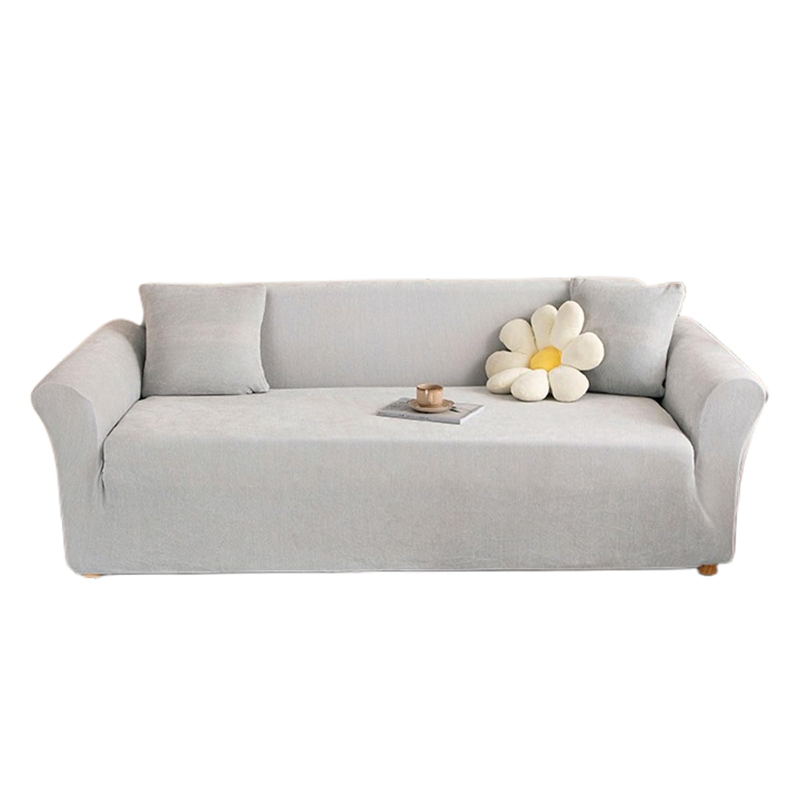 Housse de canapé extensible pour rénover un grand canapé 5 places