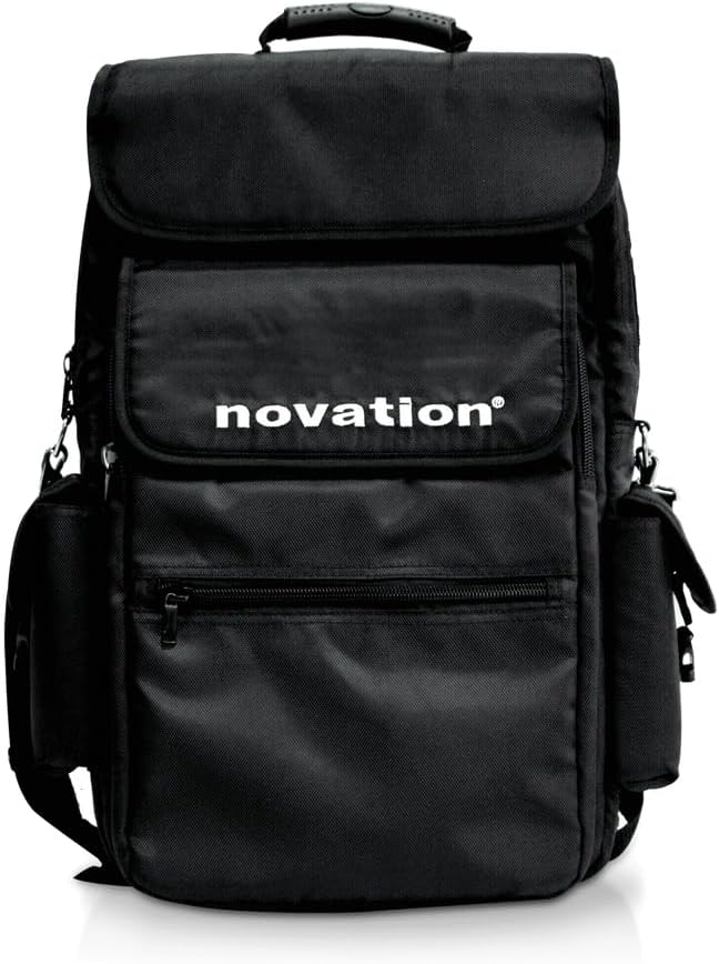 NovationSoft Carry Case for 25-Key MIDI Controller Keyboards, Black