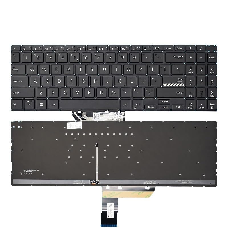 Clavier russe Vivobook M3500 réparer les touches usées avec le rétroéclairage