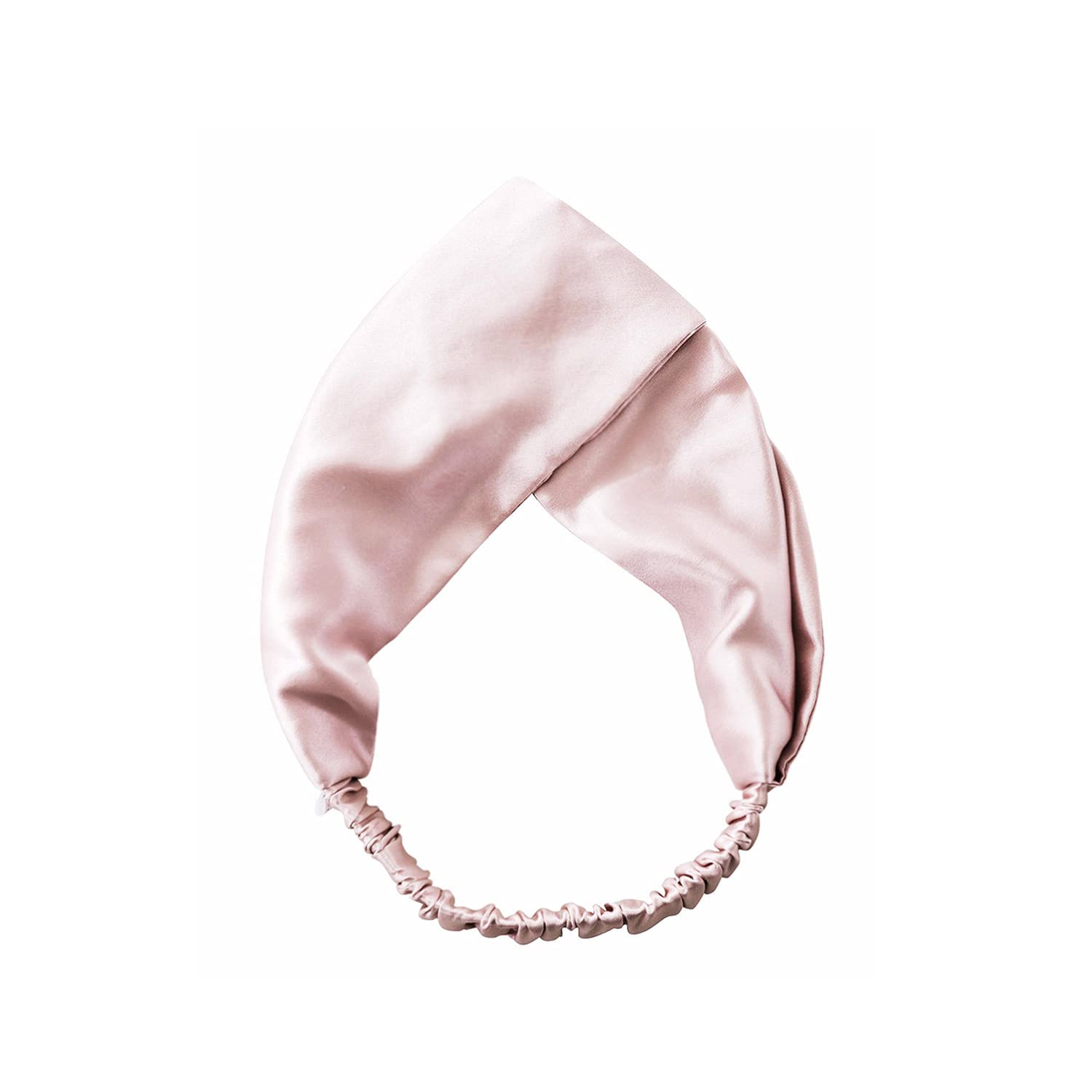 Shoposmart 100% Mulberry Silk Headband Elastic, 19 Momme Silk Head Hair Wrap Accessory for Washing Face, Twisted Cross Hair Band for Women and Girls for Sleep, Makeup, Sport (Pink)-image-21