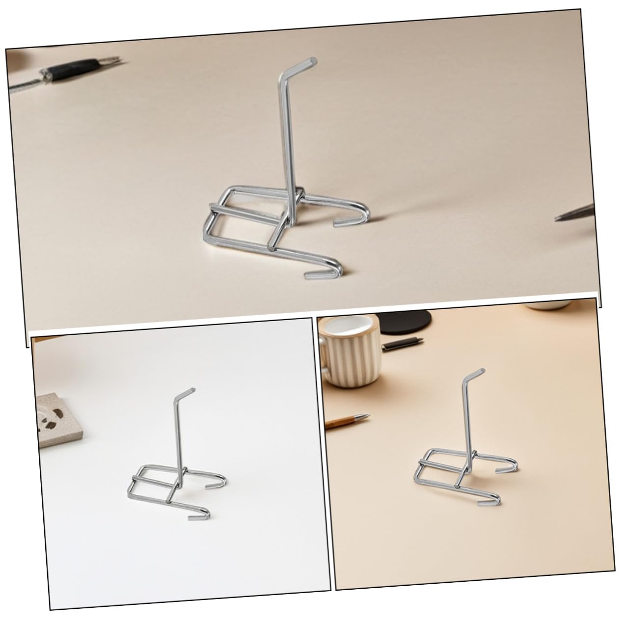 25 Stück Teiliges Dickes Wandpaneel haken Robuste Metallhaken für Rasterwände Schnell Installierbare Regalhaken für Supermarkt Laden Ausstellung und Schrankaufhängung
