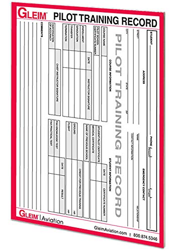 GLEIM Commercial Pilot Training Record