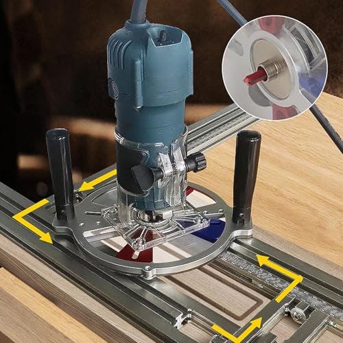 Support de fraisage pour défonceuse rail solide outil de coupe accessoire de menuiserie - 5