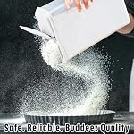 Buddeez All Purpose Kitchen Organization Bag in Storage Container for Cereal, Flour, Sugar, Rice, 4 QT, White Lid - Image 5