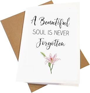 Sympathy Card, Condolences Card, Sympathy Card for Loss of Father, Sympathy Card for Loss of Mother, Blank Inside