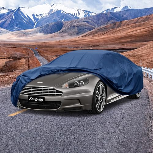 Image of Kaugung Heavy Duty Car Cover Custom Fit Aston Martin DB9 (2004-2016),Waterproof All Weather Resistant Outdoor Sun Rain Dust Snow Protection with Anti-Theft Lock.(USA Warehouse,Within 3-7 Days)