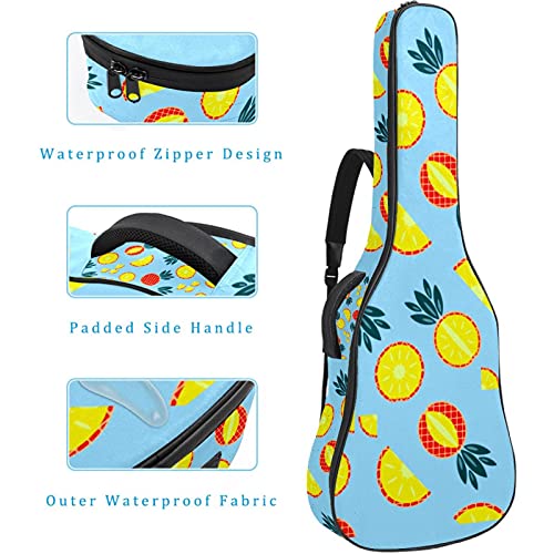 Housse guitare imperméable de qualité supérieure fermeture éclair bleu