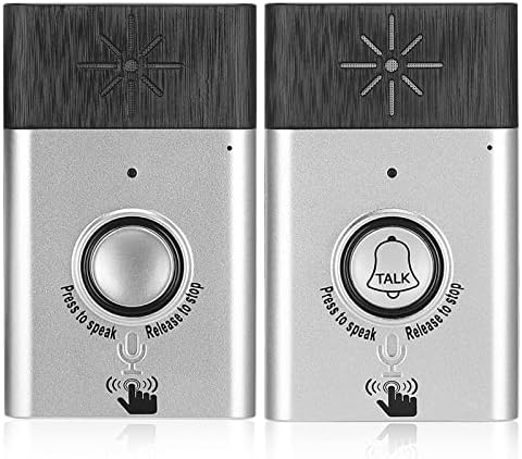 Wireless Doorbell intercom, 2-Way Talk Smart Wireless Voice Intercom Door Bell Indoor Outdoor Interphone Access Control System Door Chime Kit, for Home Office Security