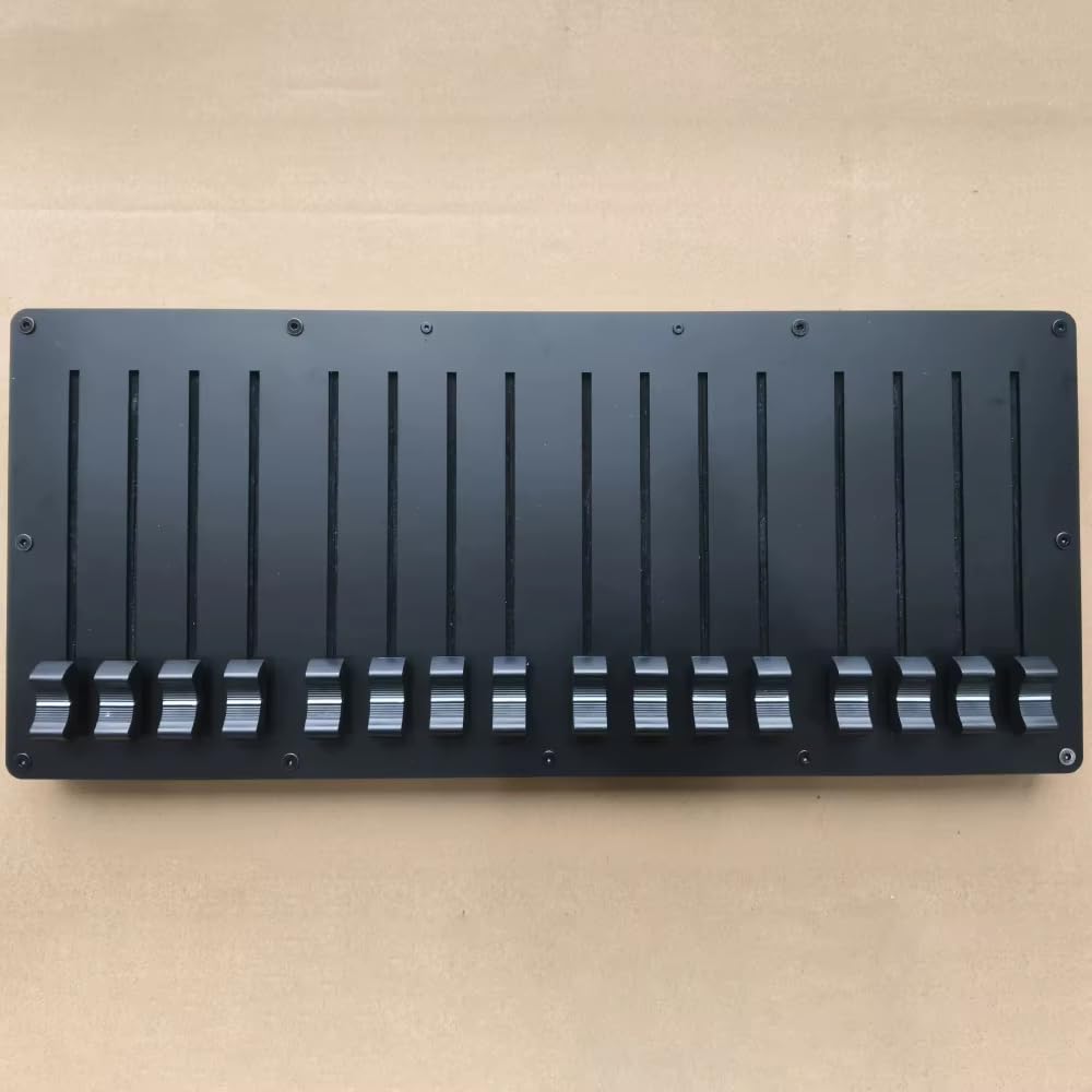 Toplionace Controlador MIDI CC USB de 16 Canales con Fader Deslizante de 100mm para Software de Música Daw, Interfaz Tipo C Plug-and-Play.