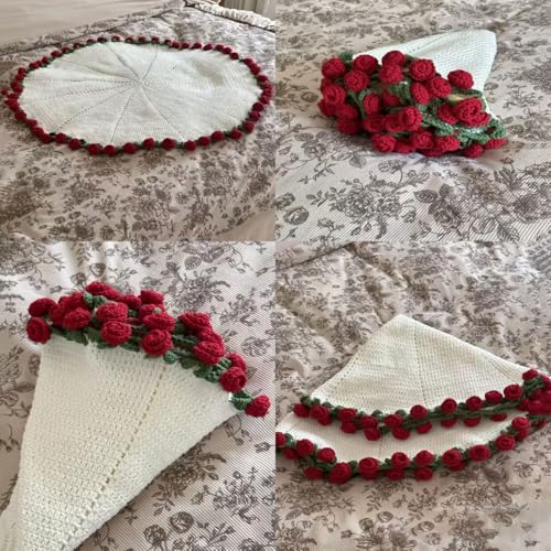 Rose bouquet blanket handmade le cadeau idéal pour gâter vos proches