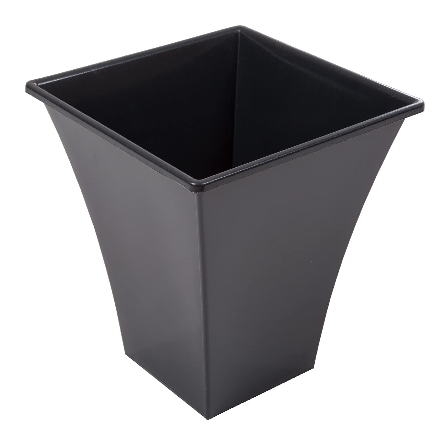 Wham Black Metallica 28Cm Square Planter Slate - H308