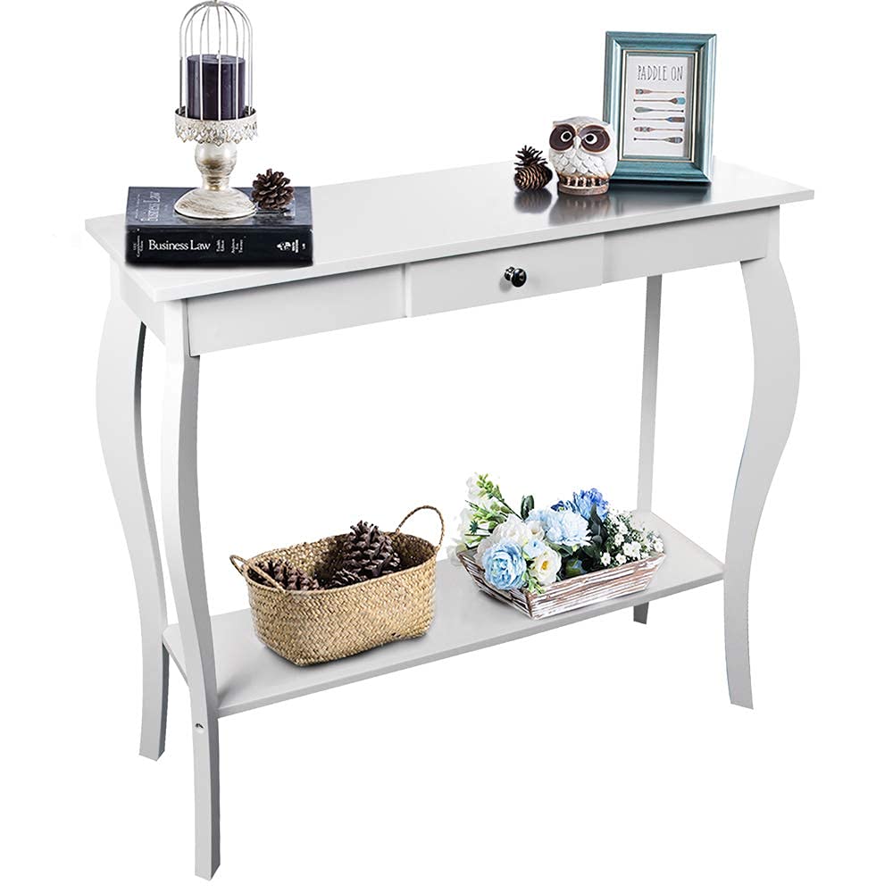 Buy ChooChoo Narrow Console Table for Entryway, Silm Sofa Table with