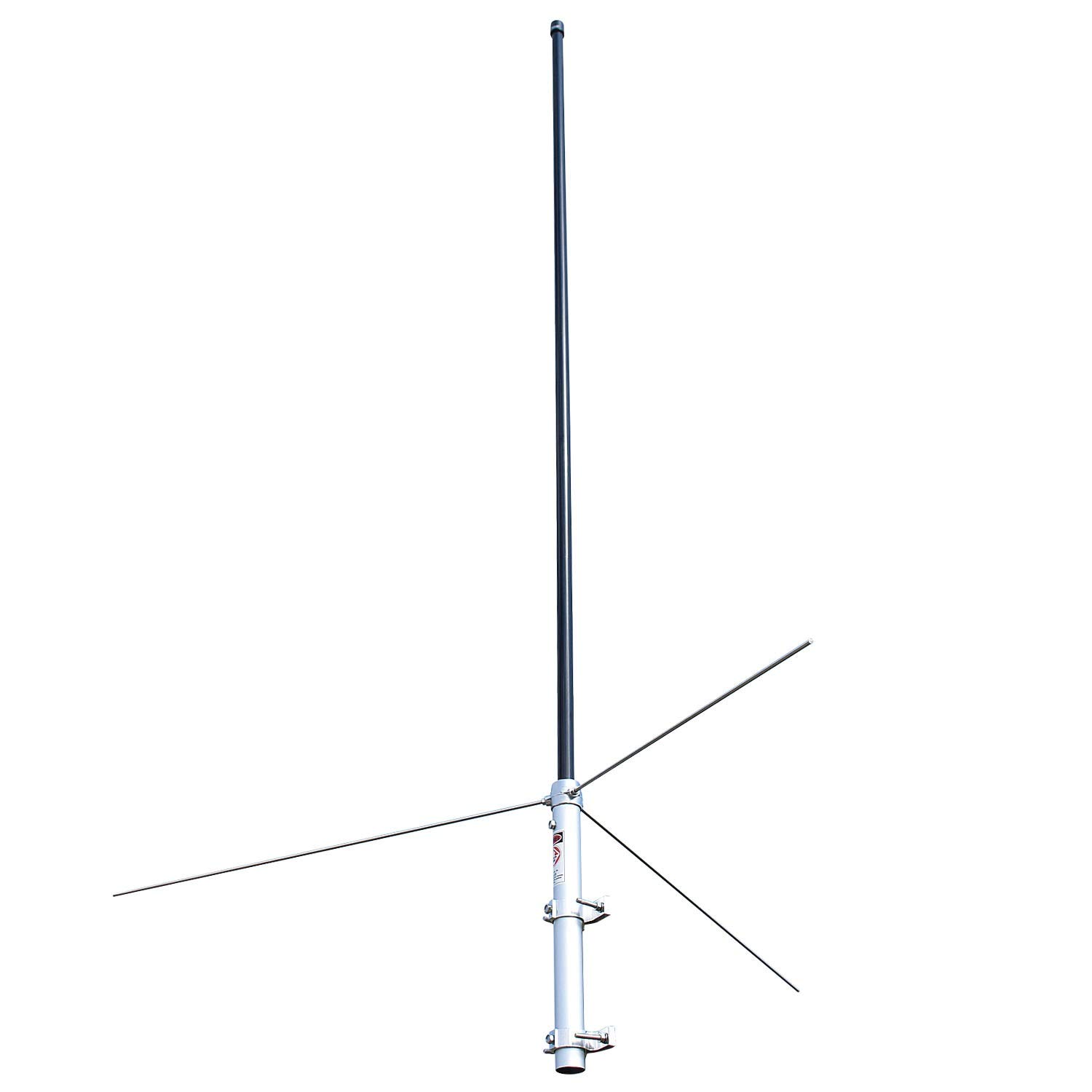Tram 1487-B 200-Watt 134 MHz to 184 MHz VHF Black Fiberglass Base Antenna with 50-Ohm UHF SO-239 Connector, 4-Feet 10-Inches Tall