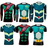 仮面ライダー コスプレ衣装 長袖 半袖 上着 昭和平成ライダー ボディースーツ 全身タイツ 伸縮 レオタード 仮面ライダーガヴ ゼッツ 1号 アマゾン BLACK クウガ アギト カブト ダブル ビルド ビルド 戦闘服 男女兼用 (S/大人,色-1) [並行輸入品]