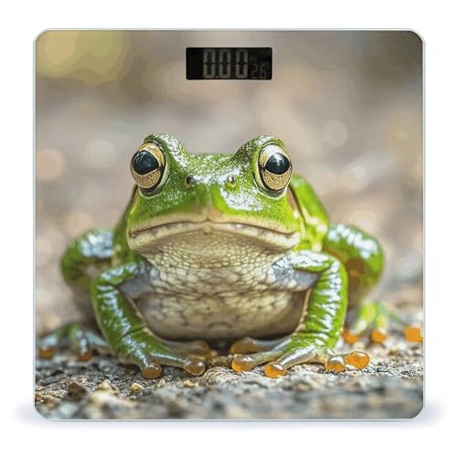 Báscula Digital de Baño FekiLoot con Plataforma de Vidrio miniatura 1