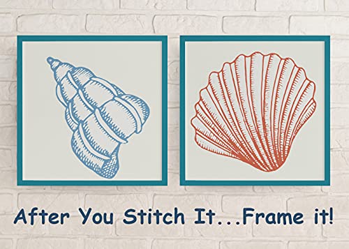 Image of Orenco Originals Nautical Scallop Shell Counted Cross Stitch Patterns
