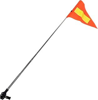 Golf Cart Telescopic Safety Flag 3-in-1 Flags for Golf Cart Stroller and Scooter Adjustment