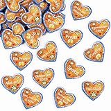 60 Stück 12 Stile Holz Streudeko Oktoberfest, Herz Basteln Bierfest Konfetti Tisch Deko Oktoberfestparty Confetti Ideal als Bayerisch Party Tischdeko Bayrisch Oktoberfestdeko Wiesn Dekoration