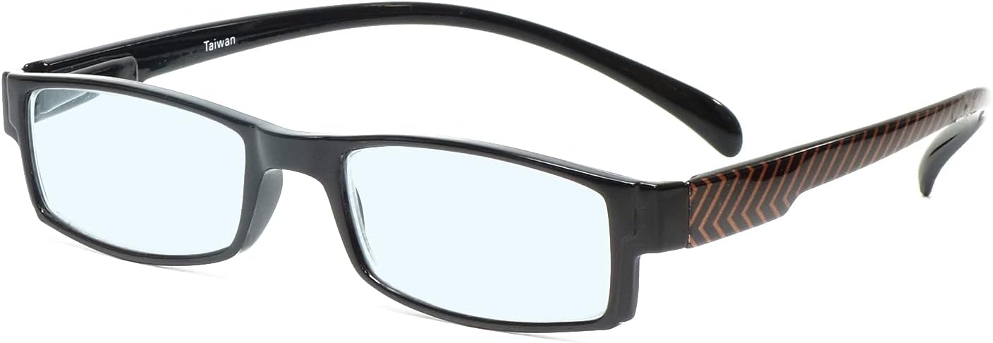 Calabria 762 Around the Neck Hanging Reading Glasses Blue Light or Clear Lens Men Women Durable Trendy Readers Long Temples