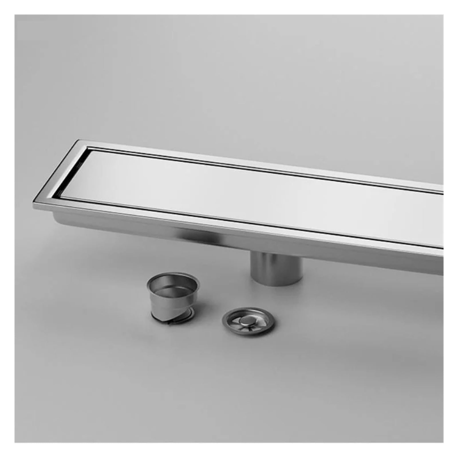 Desagüe Lineal para Ducha Desagüe de Piso Acero Inoxidable, desagüe Ducha Cuadrado Lineal for baño(10cmX30cm)