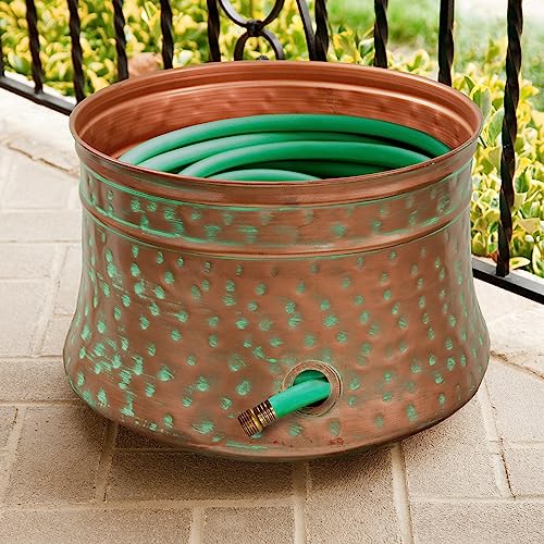 Liberty Garden 1917-G Hose Pot, Hammered, Patina #TOP1
