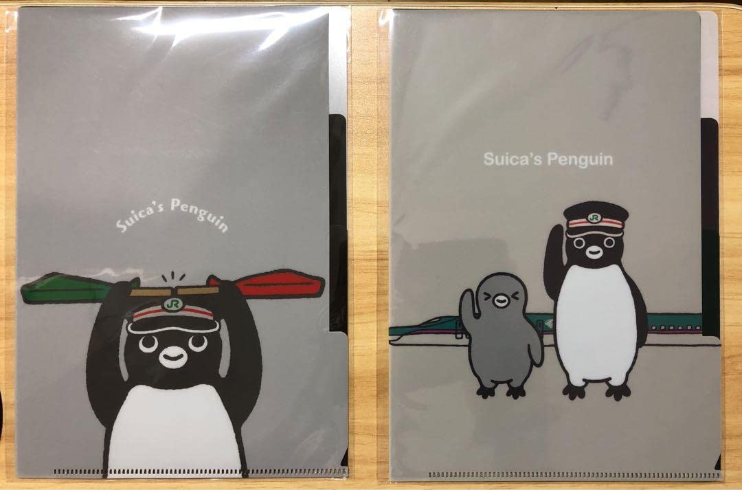 Amazon.co.jp: Suica ペンギン クリアファイル 2枚セット グッズ