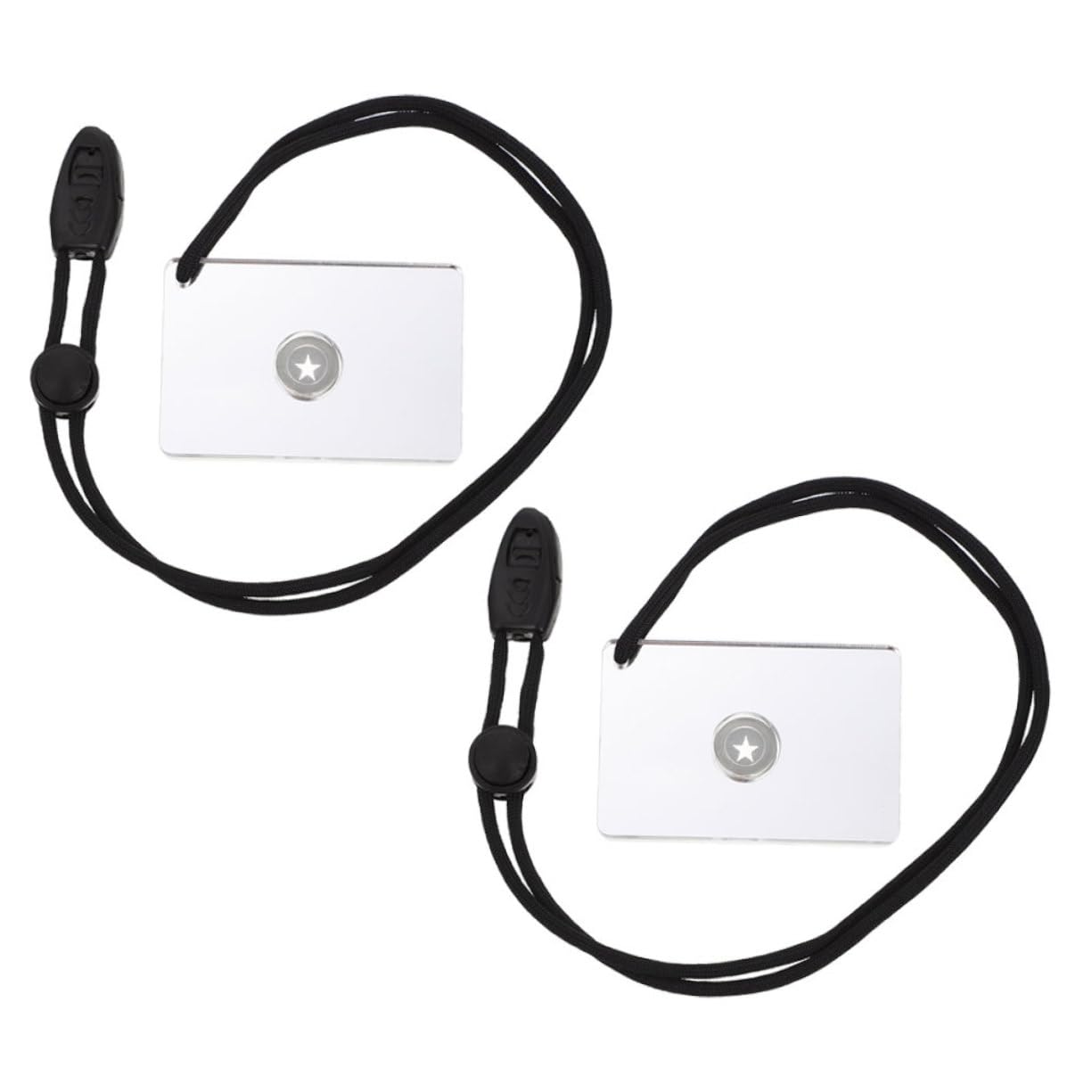 YARNOW 6pièces Miroir De Signalisation Urgence Miroir De Survie Camping pour Randonnée Et Activités Extérieures