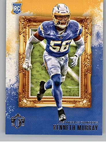 2020 Panini Chronicles Gridiron Kings #34 Kenneth Murray Los Angeles Chargers RC Rookie Card Official NFL Football Trading Card in Raw (NM or Better) Condition image 3