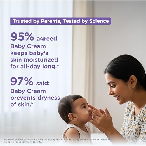 Image of Himalaya Gentle Baby Cream 50ml | No.1 Doctor-Prescribed Brand | Nourishes & Extra Soft Skin | pH 5.5 Formulation | Safe for Newborns